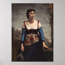 Agostina - Jean-Baptiste - Corot Fine Art