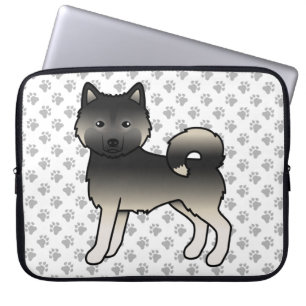 Agouti Alaskan Malamute Niedlich Cartoon Dog Laptopschutzhülle