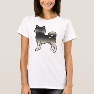 Agouti Alaskan Malamute Niedlich Cartoon Dog T-Shirt