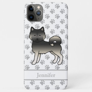Agouti Alaskan Malamute Süßer Cartoon-Hund & Name Case-Mate iPhone Hülle