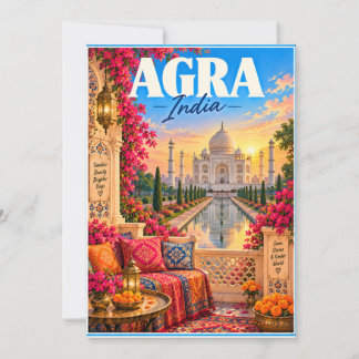 Agra India Taj Mahal Travel Einladung