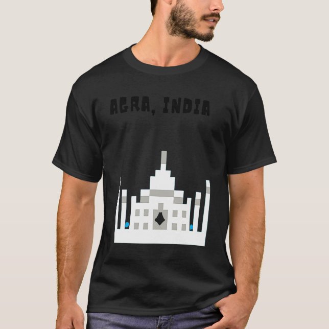 Agra, Indien, der schöne Taj Mahal T-Shirt (Vorderseite)