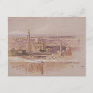 Agra Moschee, Kairo, 1849 Postkarte