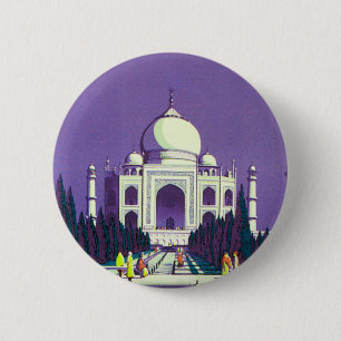 Agra ~ Taj Mahal Button
