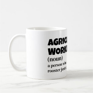 Agrararbeiter - Funny Definition - Geschenk Kaffeetasse