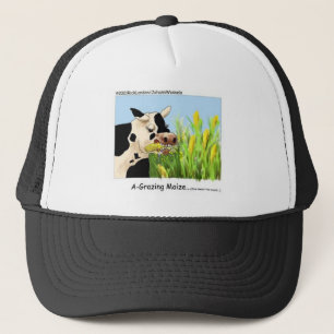Agrazin' Maze Funny Cow Cartoon gibt Sammlerstücke Truckerkappe