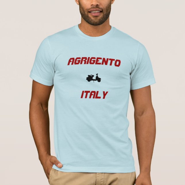 Agrigento, Italien Scooter T-Shirt (Vorderseite)