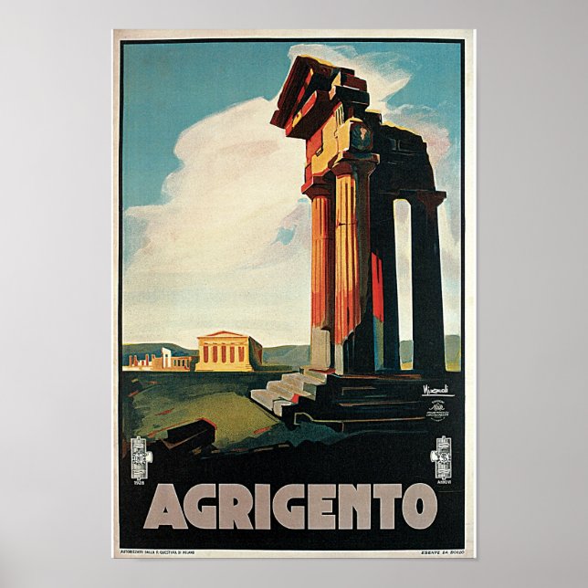 Agrigento Poster (Vorne)