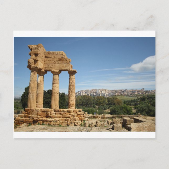 Agrigento, Sizilien Postkarte (Vorderseite)