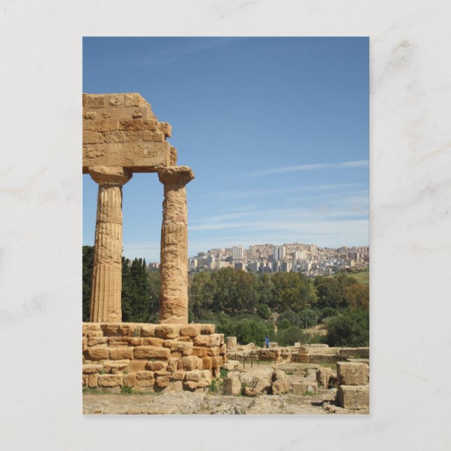 Agrigento, Sizilien Postkarte (Vorderseite)
