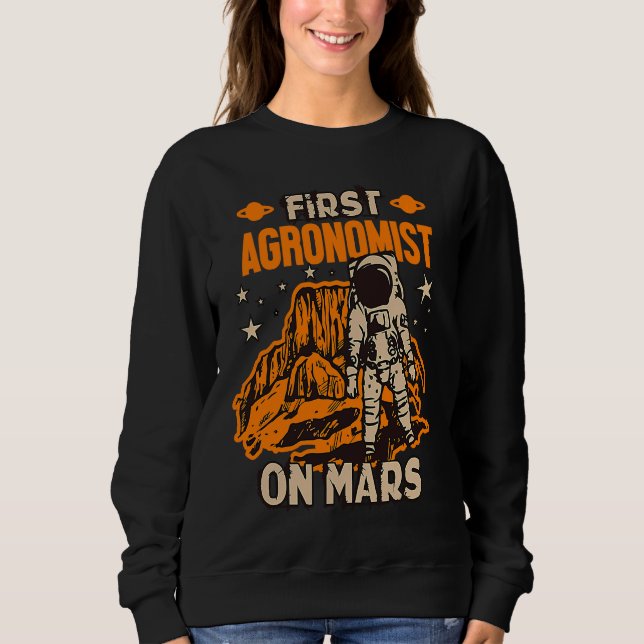 Agronom Astronaut Sweatshirt (Vorderseite)