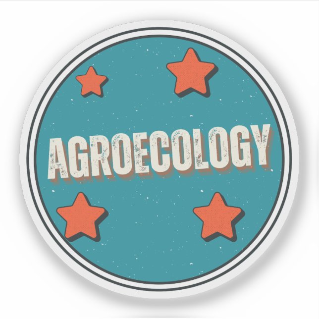 Agroökologie Aufkleber (Vorderseite)
