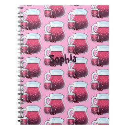 Agua De Jamaica Agua Fresca Notizblock