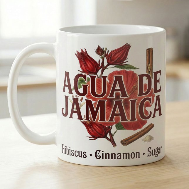 Agua de Jamaica Hibiscus Agua Fresca Recipe Kaffeetasse (Von Creator hochgeladen)