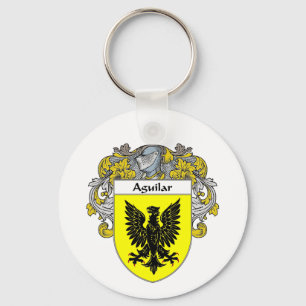Aguilar Coat of Arms (Mantled) Schlüsselanhänger