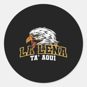 Aguilas Cibaenas La Lena Runder Aufkleber