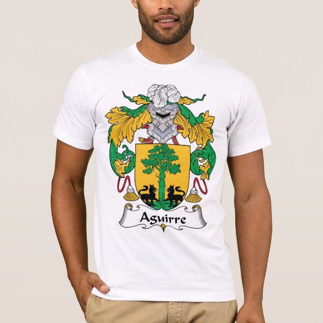Aguirre Familienwappen T-Shirt (Vorderseite)