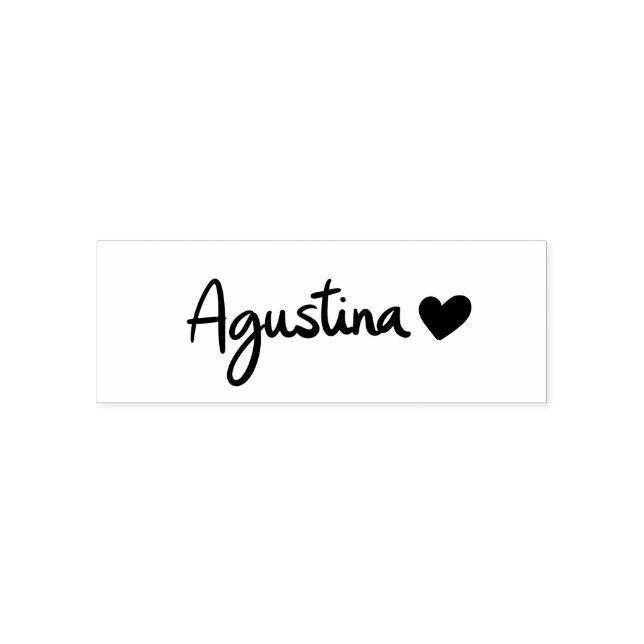 Agustina Custom Briefmarke Permastempel (Design)