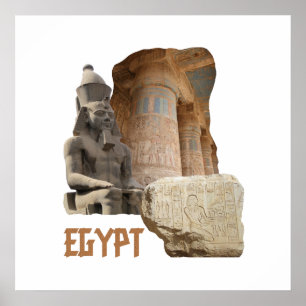 ÄGYPT-Foto-Sammelplakat Poster