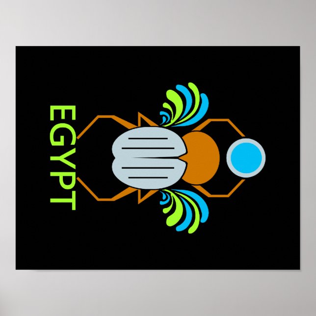 ÄGYPT SCARAB Plakat (Vorne)