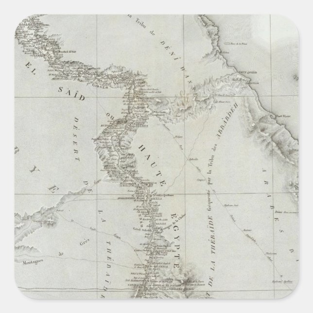 Ägypten 10 quadratischer aufkleber (Vorderseite)