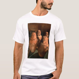 Ägypten, 26. Dynastie Kanopenkrüge gefunden in Abu T-Shirt