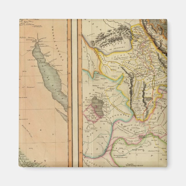 Ägypten, Abessinien Magnet (Vorne)