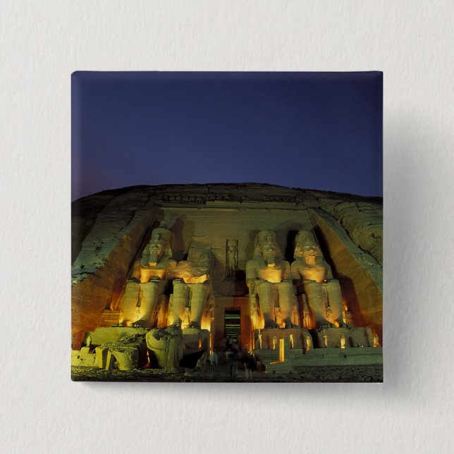 Ägypten, Abu Simbel, Kolossale Figuren von Ramesse Button (Vorderseite)