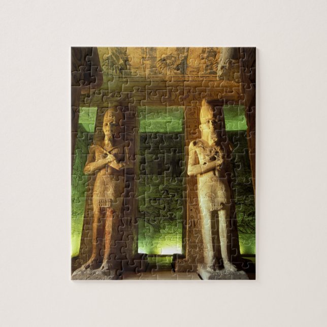 Ägypten, Abu Simbel, Statue Ramesses II, Puzzle (Vertikal)