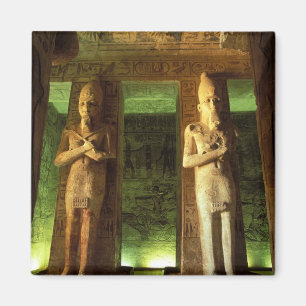 Ägypten, Abu Simbel, Statue von Ramses II., Magnet