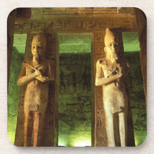 Ägypten, Abu Simbel, Statue von Ramses II., Untersetzer