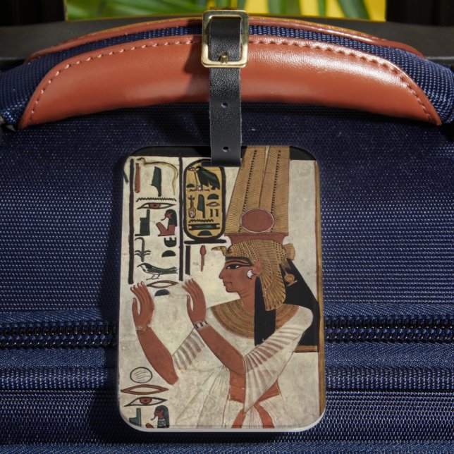 Ägypten Antike Pharao Tombs Farbenfrohe Malerei Ku Gepäckanhänger (Vorderseite Insitu 2)