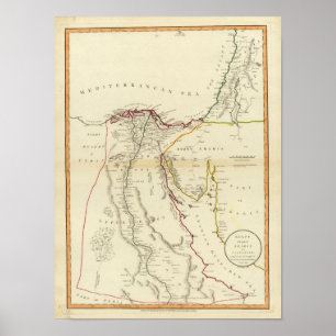Ägypten, Arabien, Palästina Poster