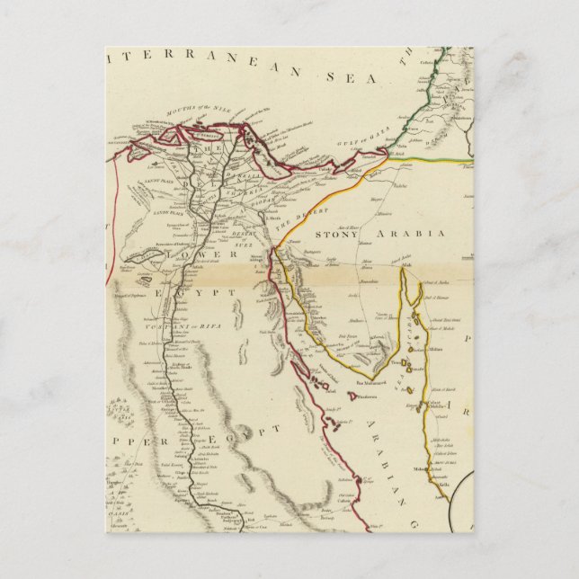 Ägypten, Arabien, Palästina Postkarte (Vorderseite)