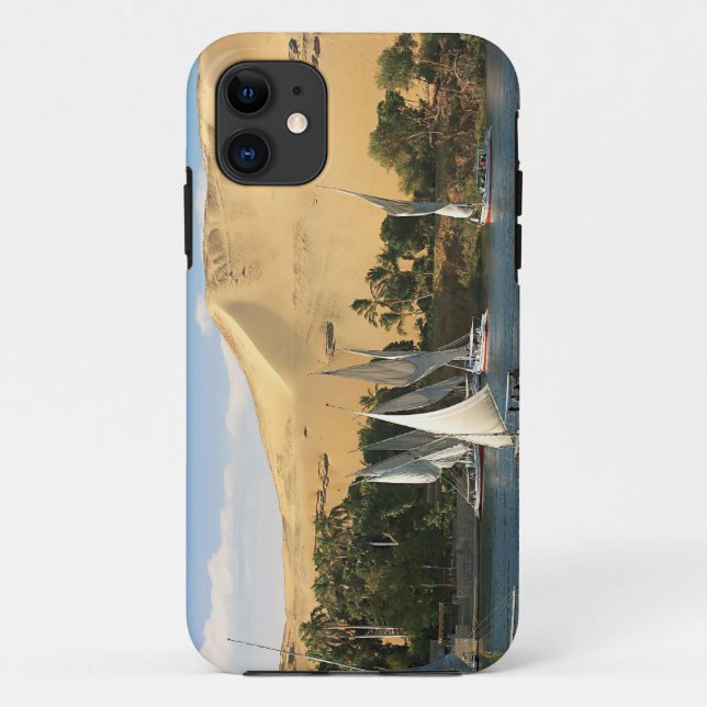 Ägypten, Assuan, Nile River, Felucca Segelboote, 2 Case-Mate iPhone Hülle (Rückseite)