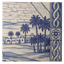 Ägypten Azulejo-Wandfliese 4 von 6 Mitte rechts