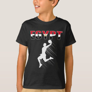 Ägypten Basketball Fans Jersey - Ägyptischer Flagg T-Shirt