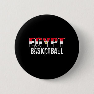 Ägypten Basketball Fans Jersey Proud Ägyptische Sp Button