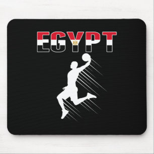 Ägypten Bysketbyll Fans Jersey - Ägyptischer Flagg Mousepad