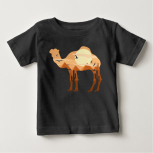 Ägypten Camel Pyramids Wüste Sunset Baby T-shirt