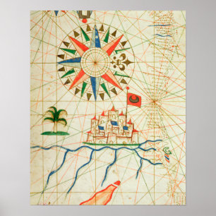 Ägypten, der Nil und Kairo Poster