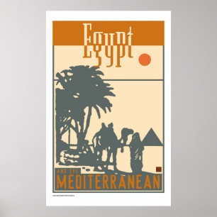 Ägypten-Druck Poster