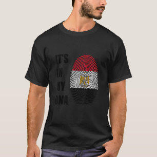 Ägypten Es Ist In Meiner Dna Ägyptischer Fingerabd T-Shirt