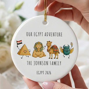 Ägypten Familienurlaub Reiseornament Keramik Ornament
