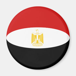 Ägypten Fischaugen-Flagge-Magnet Magnet