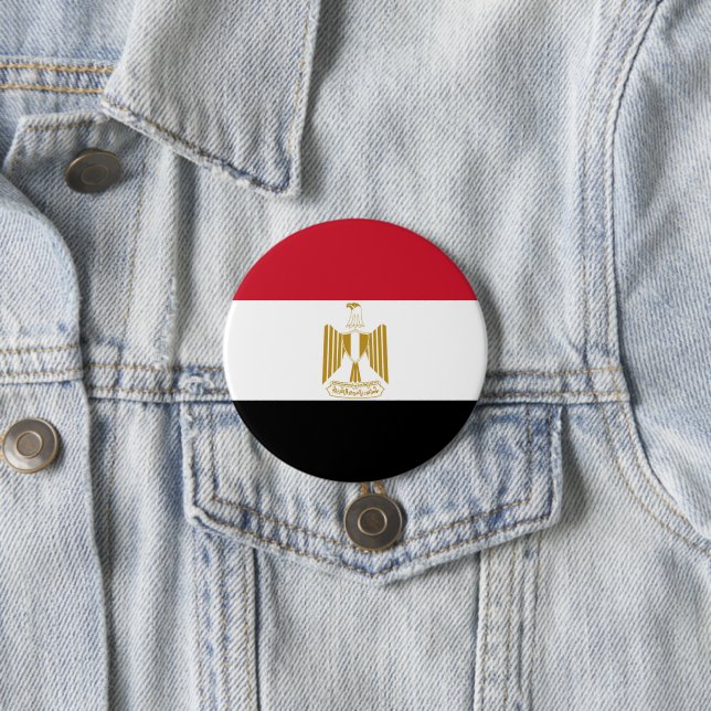 Ägypten-Flagge Button (Beispiel)