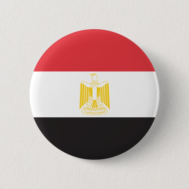Ägypten-Flagge Button (Vorderseite)