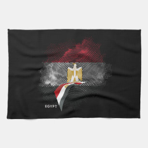Ägypten-Flagge Geschirrtuch