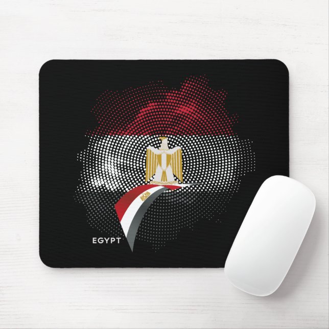 Ägypten-Flagge Mousepad (Mit Mouse)