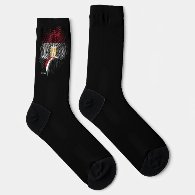 Ägypten-Flagge Socken (Rechts)